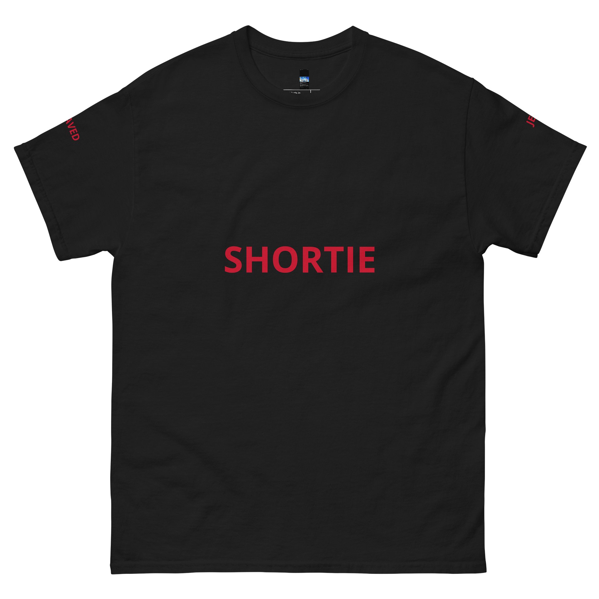 Bold Red 'SHORTIE' Tee product image (2)