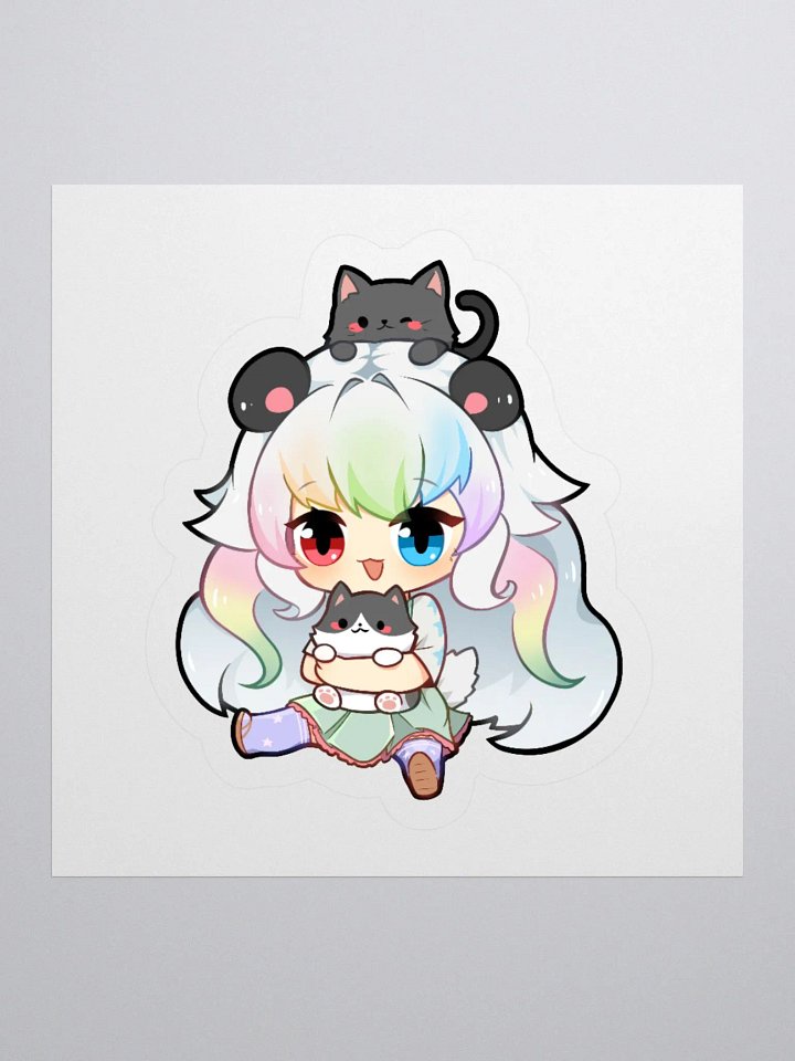 Kyoko and Cats Sticker product image (1)