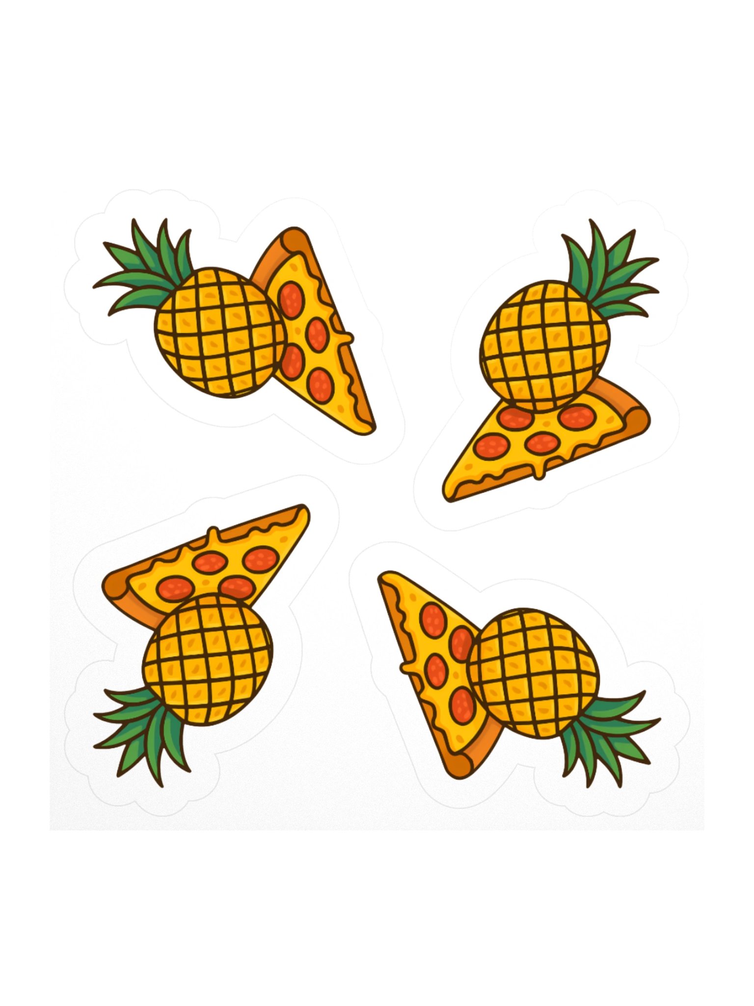 Sticker - Pineapple on Pizza product image (1)