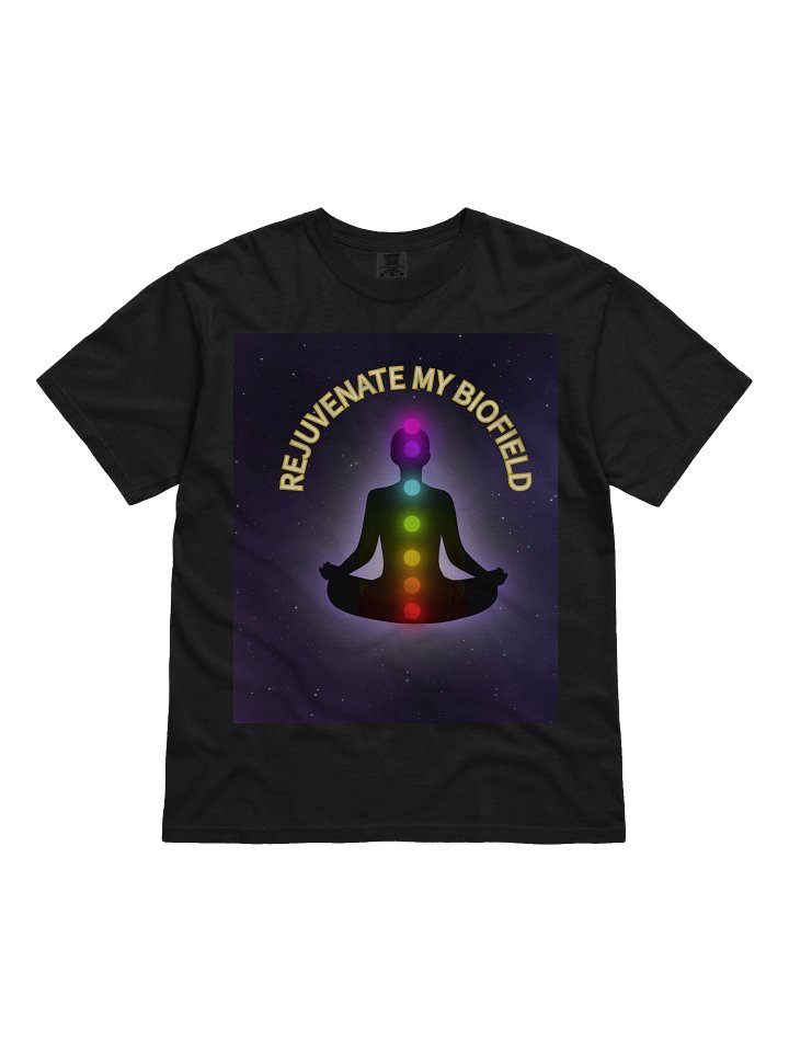 Rejuvenate MY Biofield Comfort Black Short Sleeve product image (1)