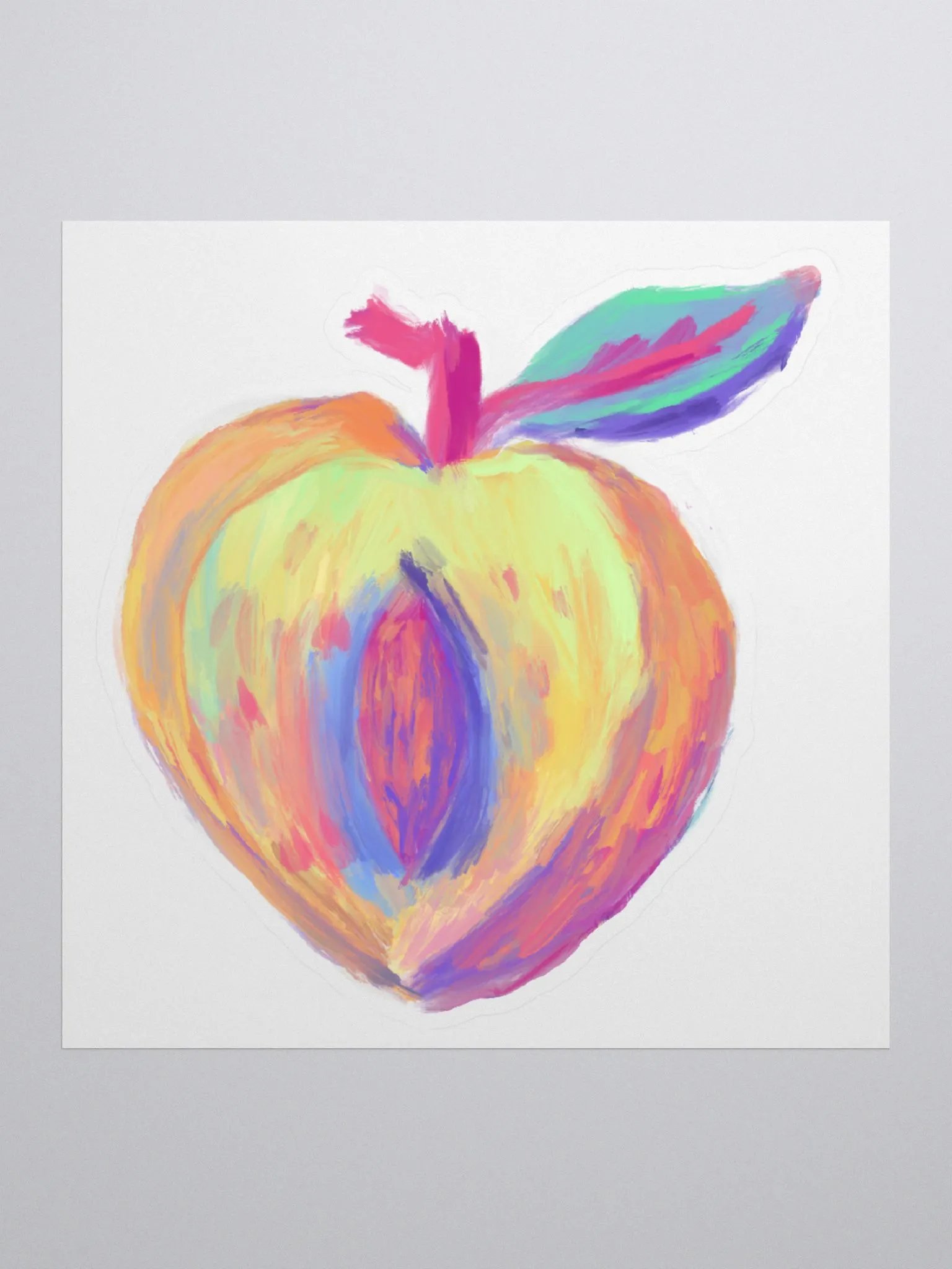 Peach Sticker product image (1)