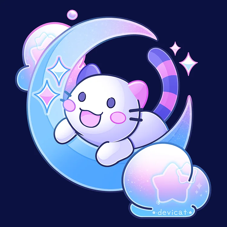 CandiCat on the Moon 2025 Wallpaper product image (1)