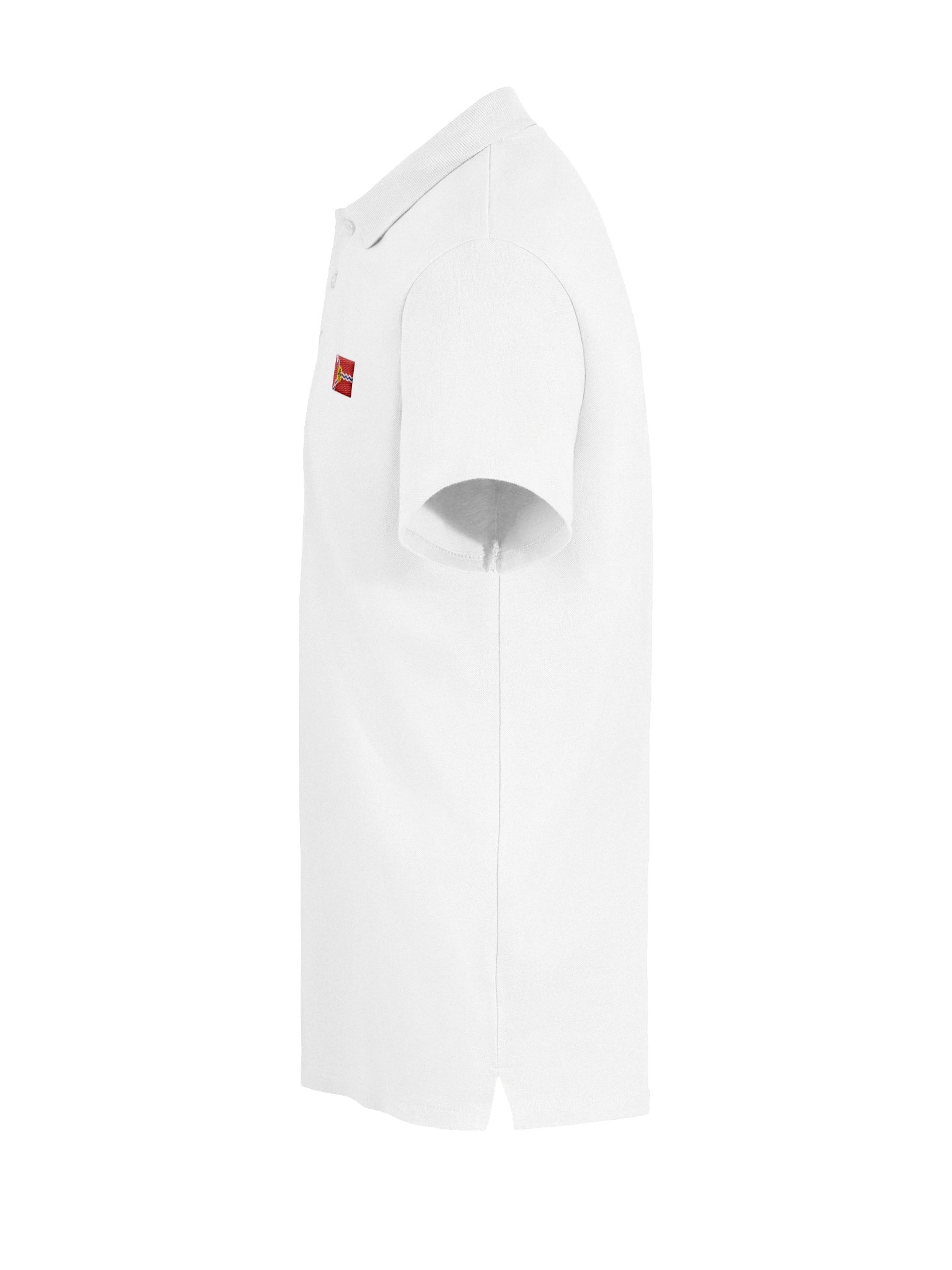 Flag Embroidered Polo - White product image (9)