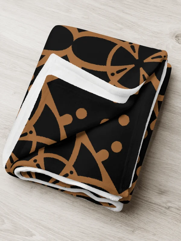 Brown Ethereal Echoes Throw Blanket product image (7)