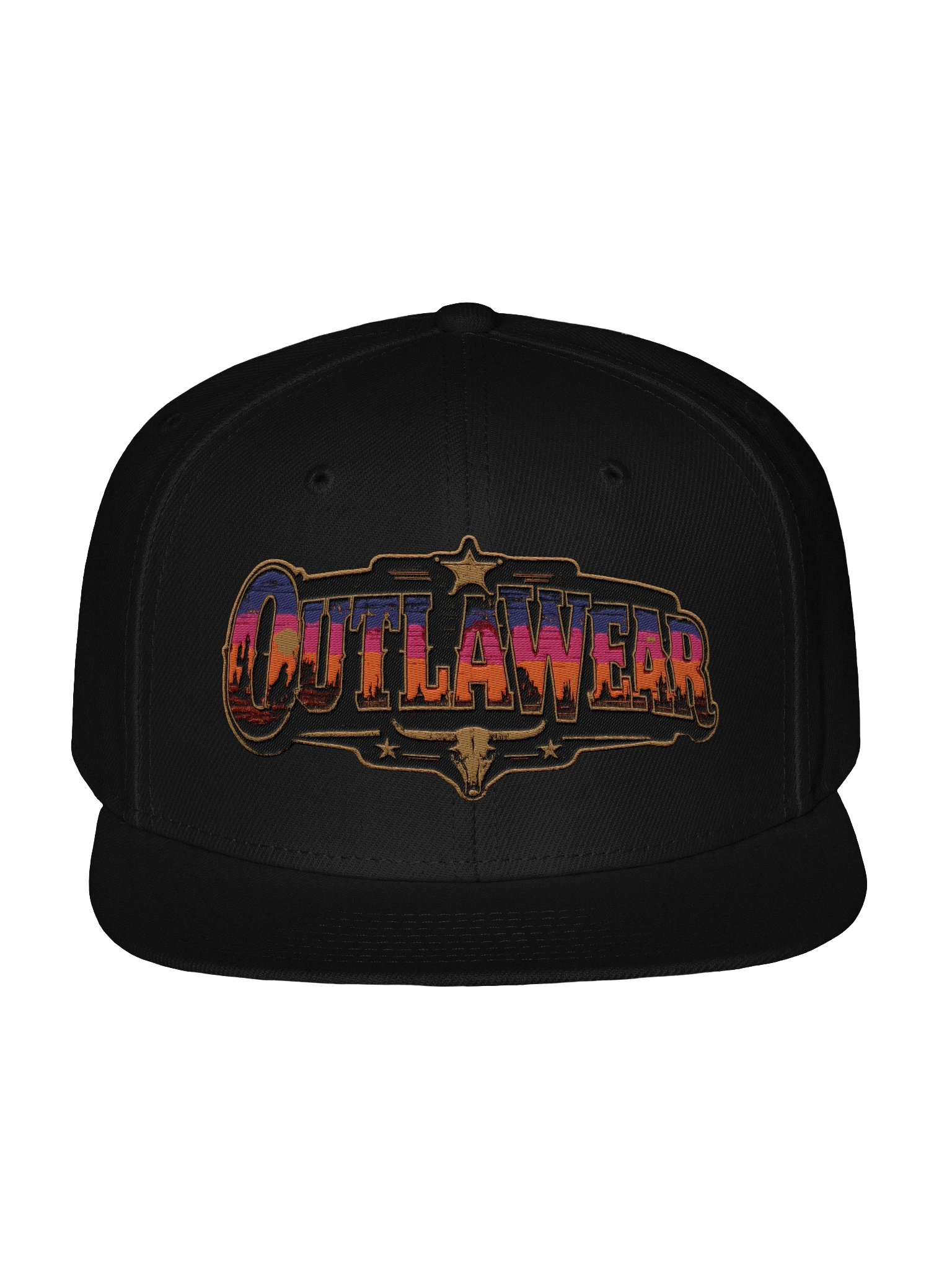 "OUTLAWEAR" Logo Snapback Cap product image (5)