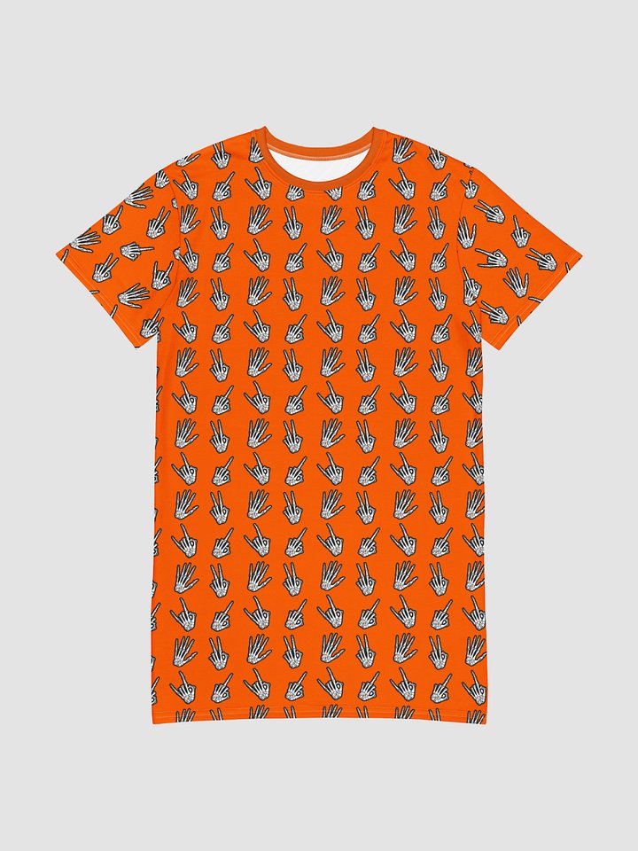 Bone Zone pattern t-shirt dress product image (2)