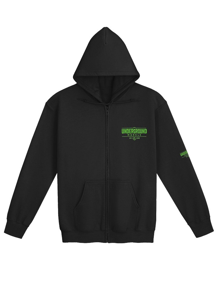 Underground Muscle Neon Zip Hoodie product image (1)