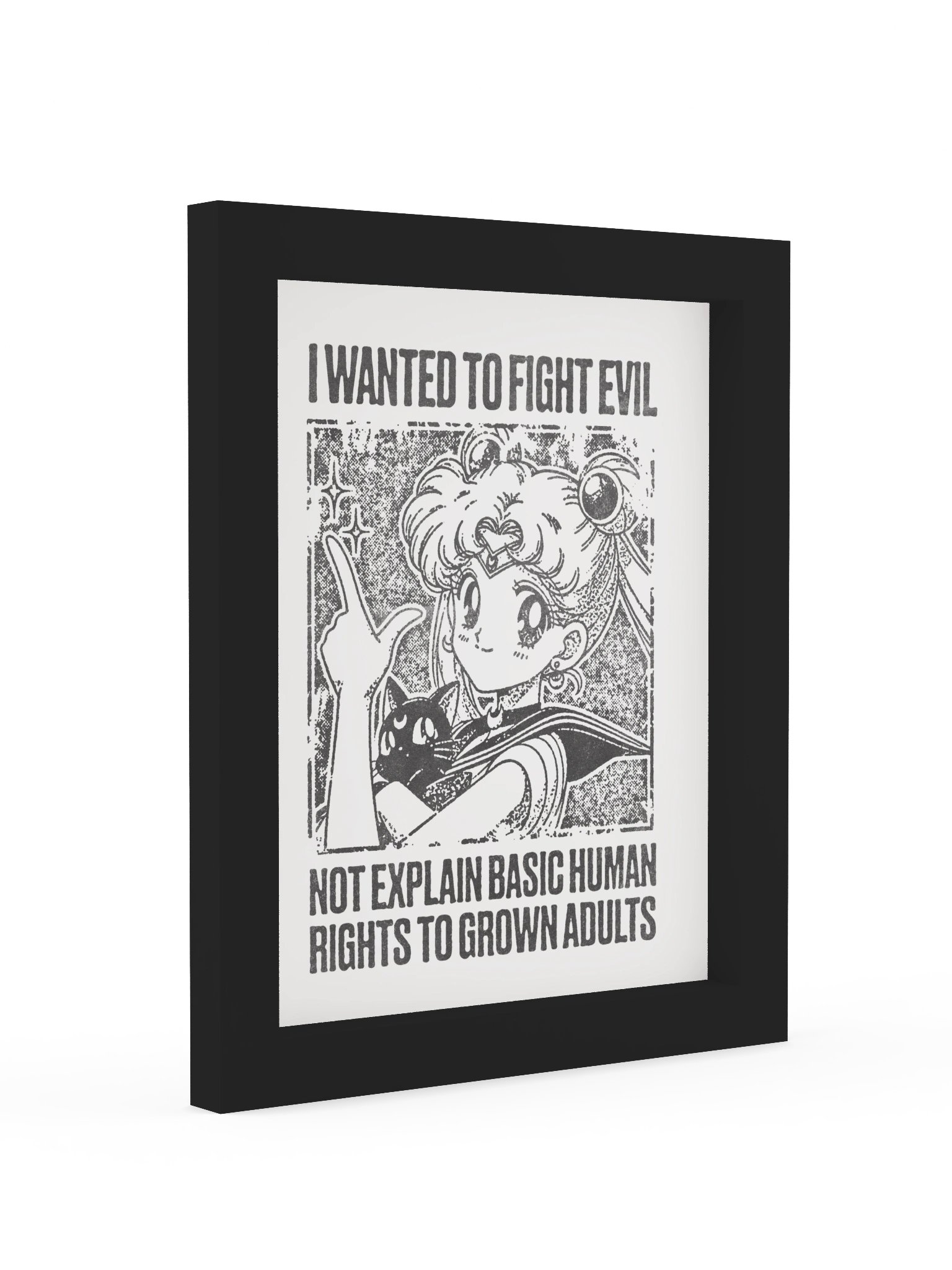 FIGHT ! Framed Print. product image (2)