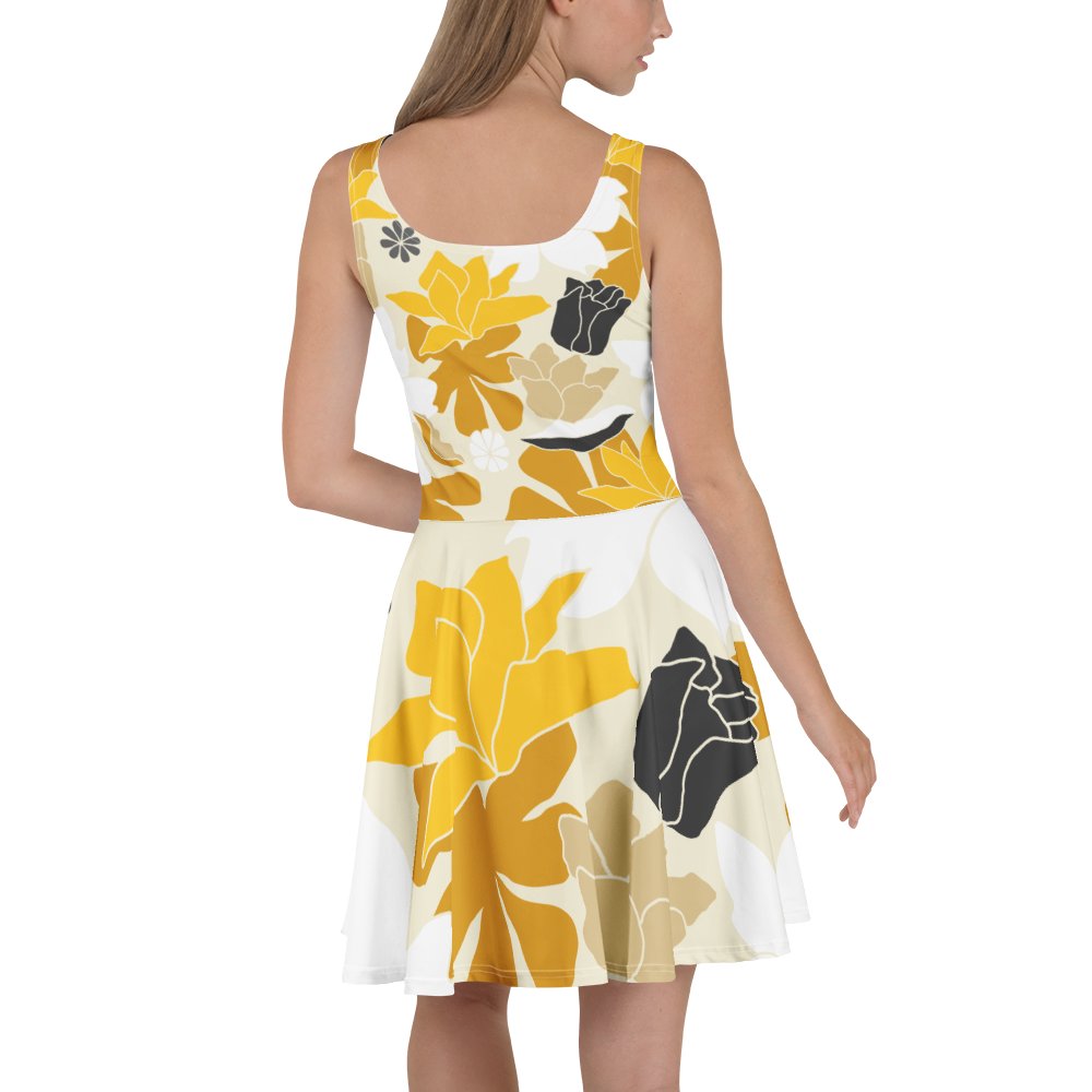 Floral Harmony All-Over Print Skater Dress product image (4)