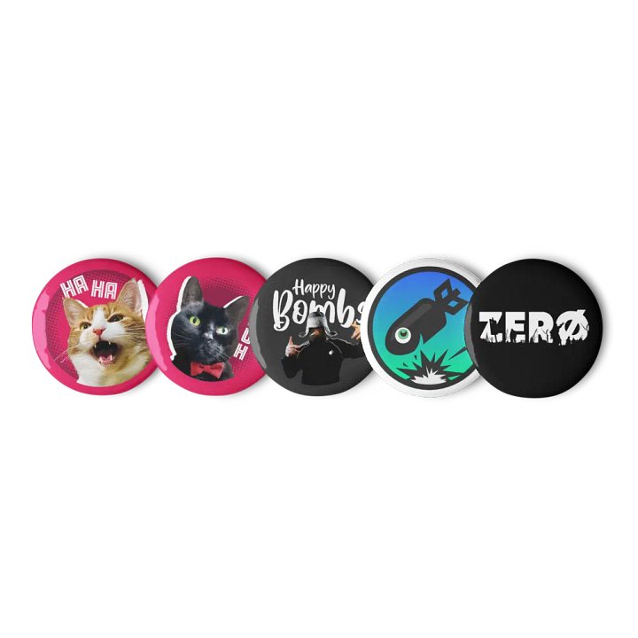 HappyBombs Pin Badges product image (1)