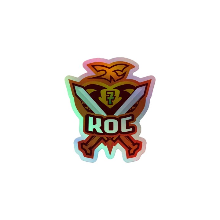 KINGOFCHARMANDERS (KOC) Emblem Holographic Sticker Set product image (1)