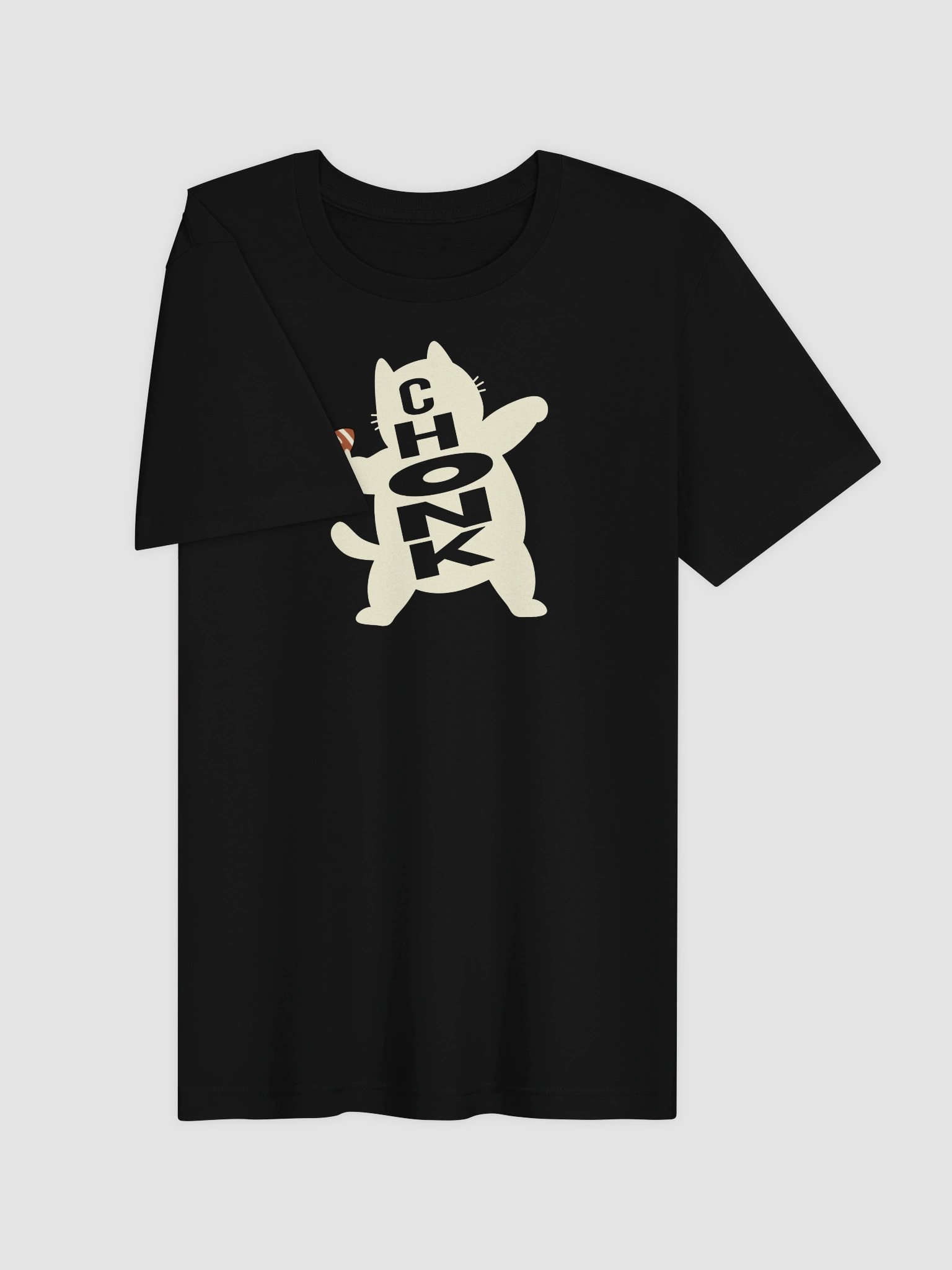 American Football Chonk Cat 2 - Unisex Adult Super Soft Lightweight T-shirt product image (2)