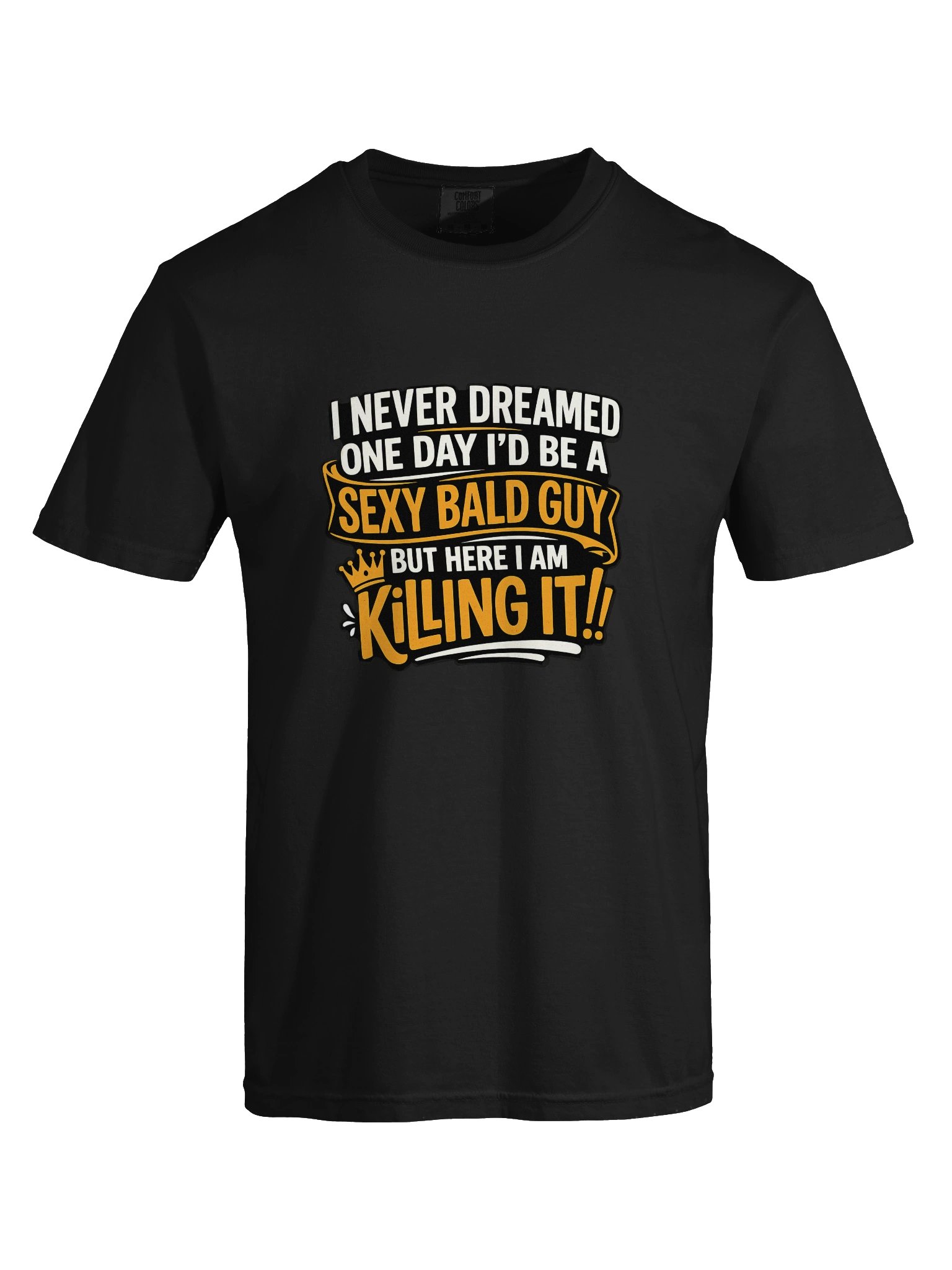 Sexy Bald Man "Killing It" Graphic Tee product image (3)