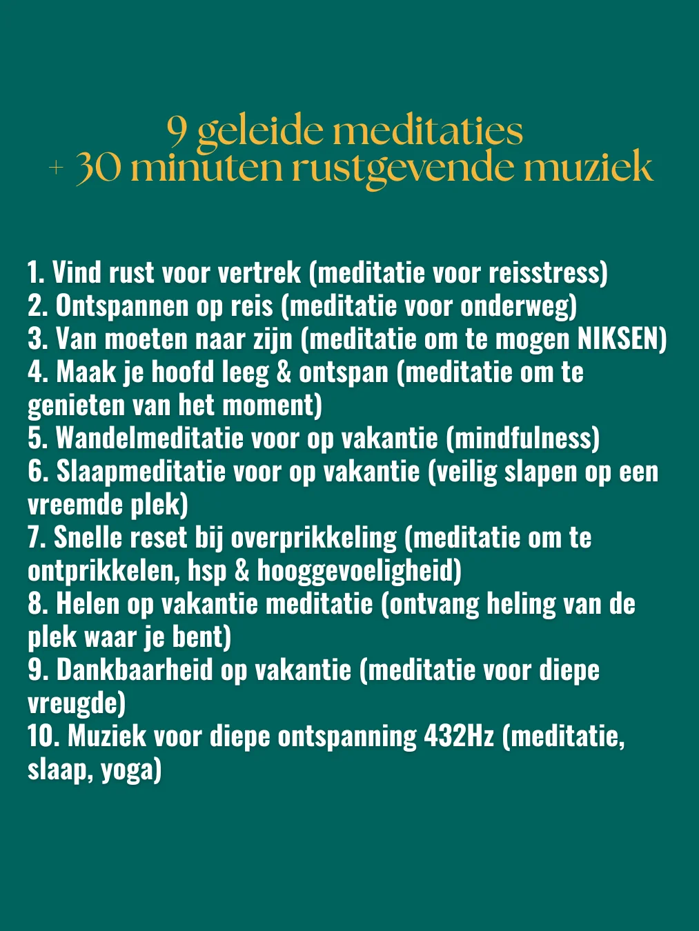 Vakantie Meditaties product image (2)