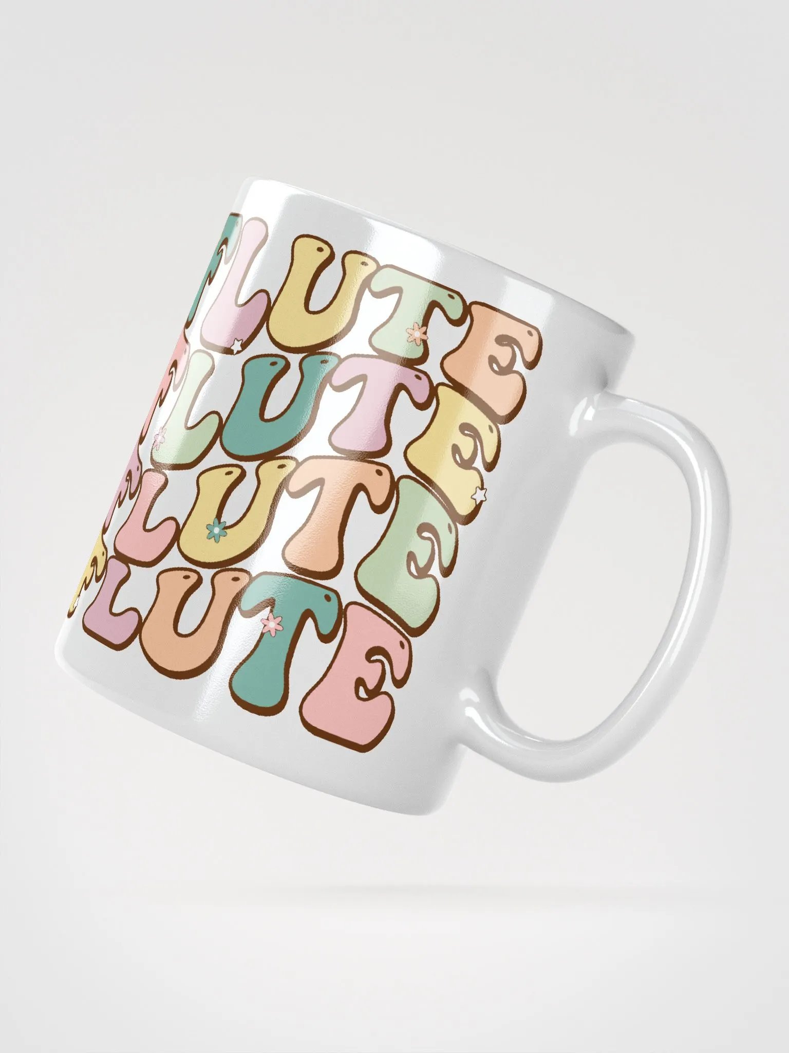 Groovy Wavy Flute Mug Pastel 11oz, 15oz (white background) product image (2)