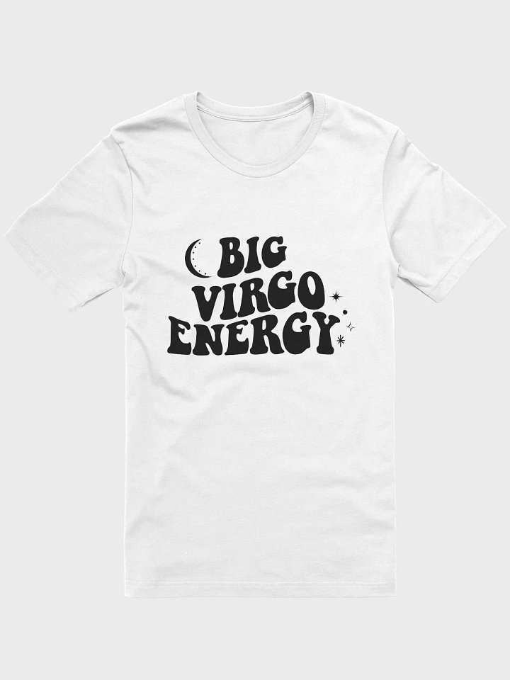 Big Virgo Energy T-Shirt (Black logo) product image (2)