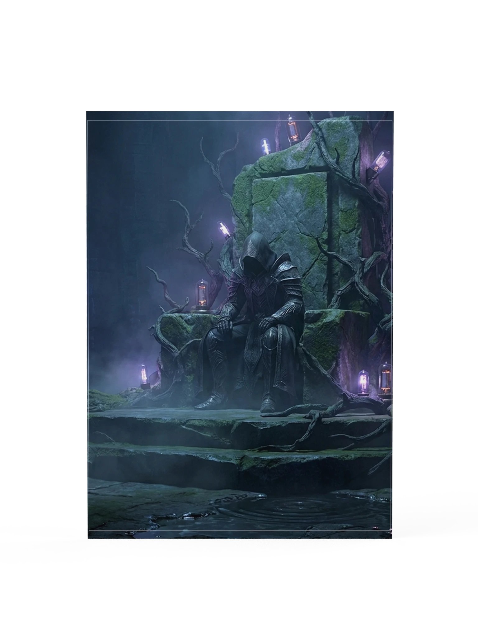 Concrete Kingdom — Neon Megastructure (300 DPI Museum Matte Print) product image (1)