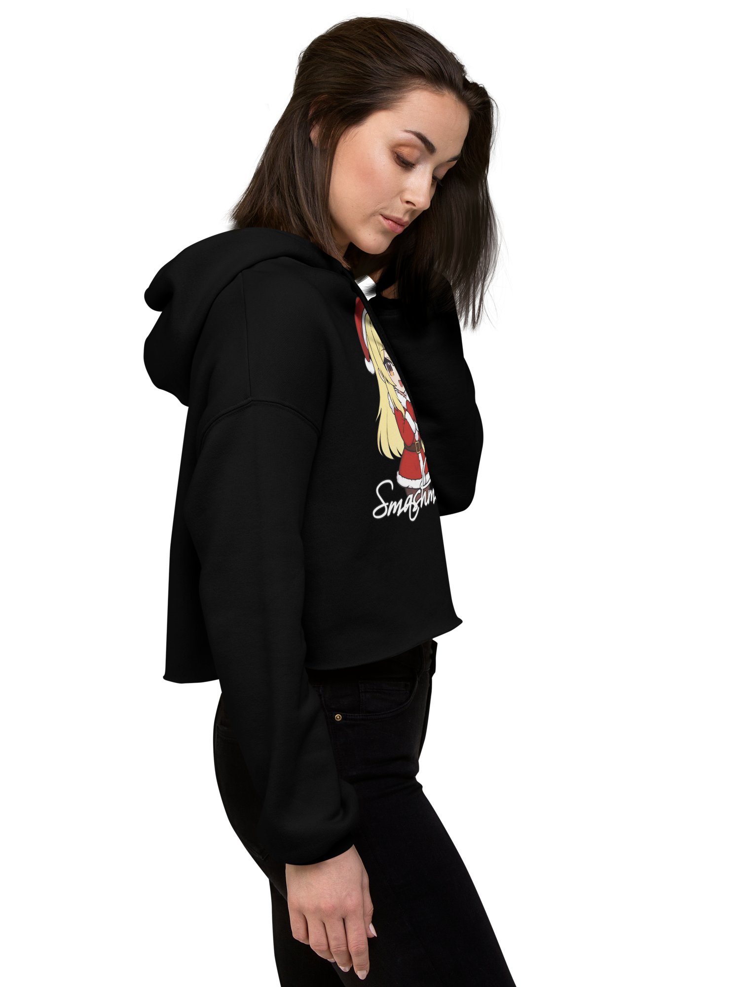 Smashmas 2025 Cropped Crimbus Chibi Hoodie product image (2)