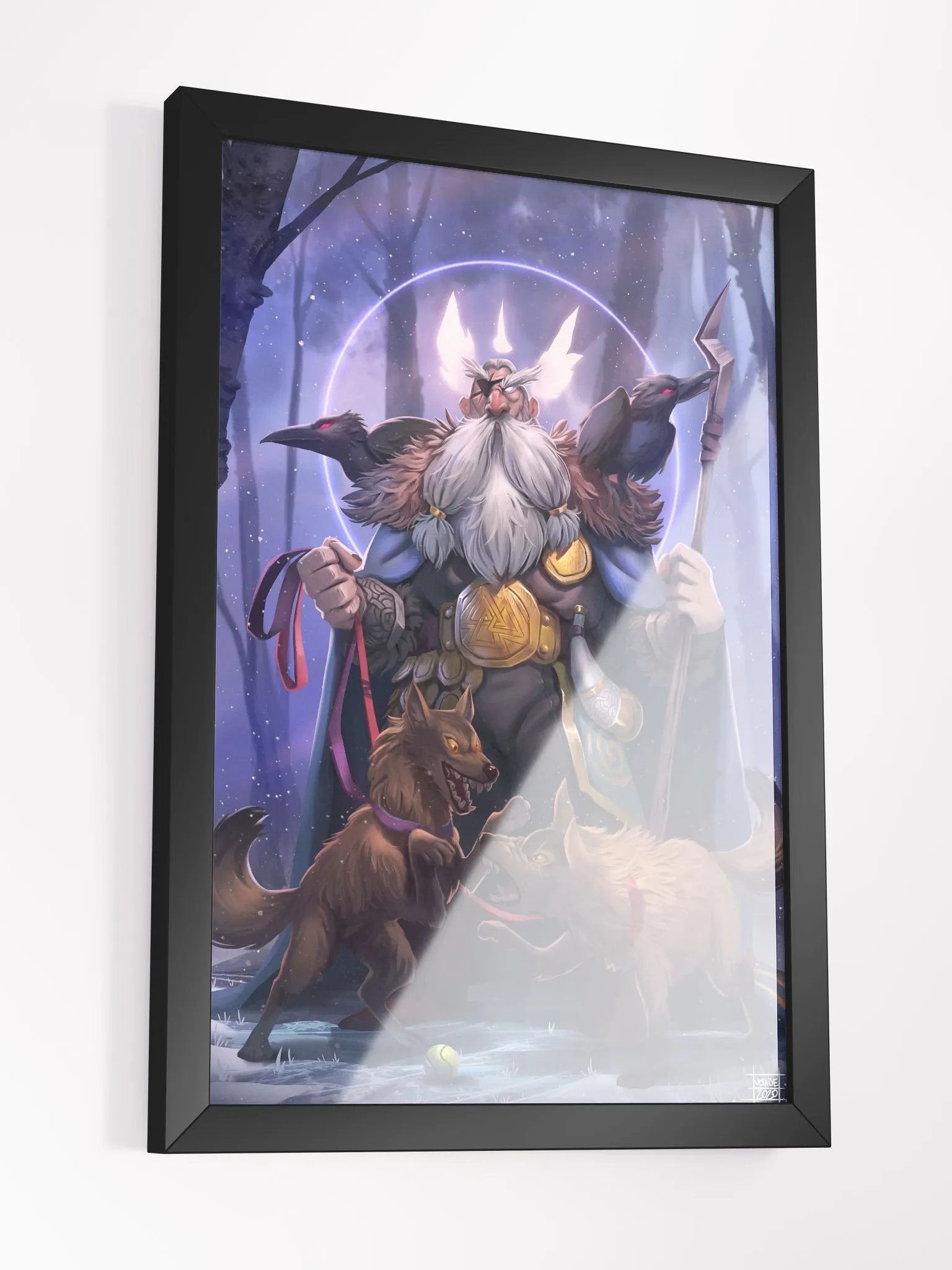 Odin and his dogs! product image (5)