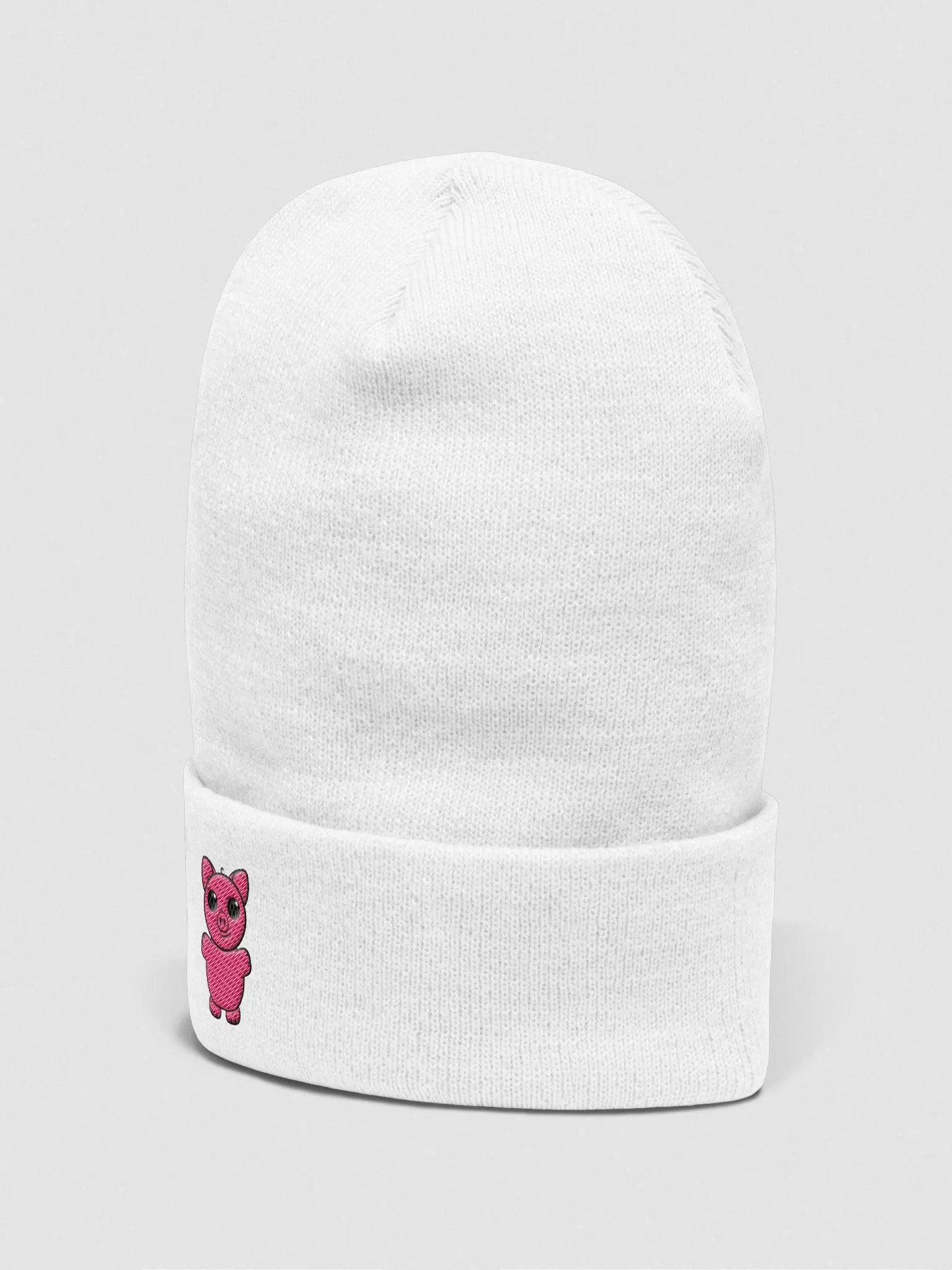 Squiggly Heart Cuffed Beanie product image (4)