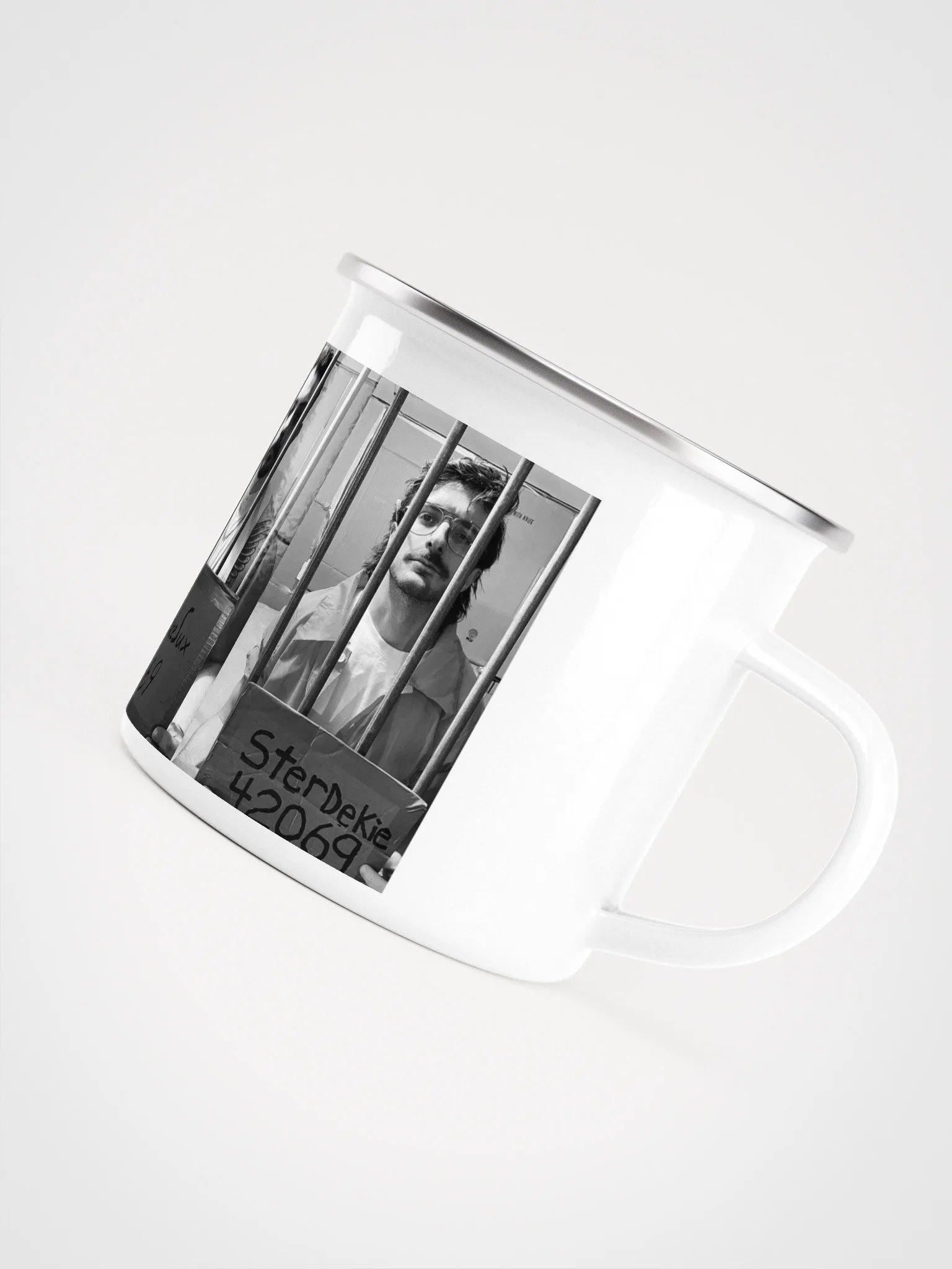 Behind Bars Enamel Mug product image (5)