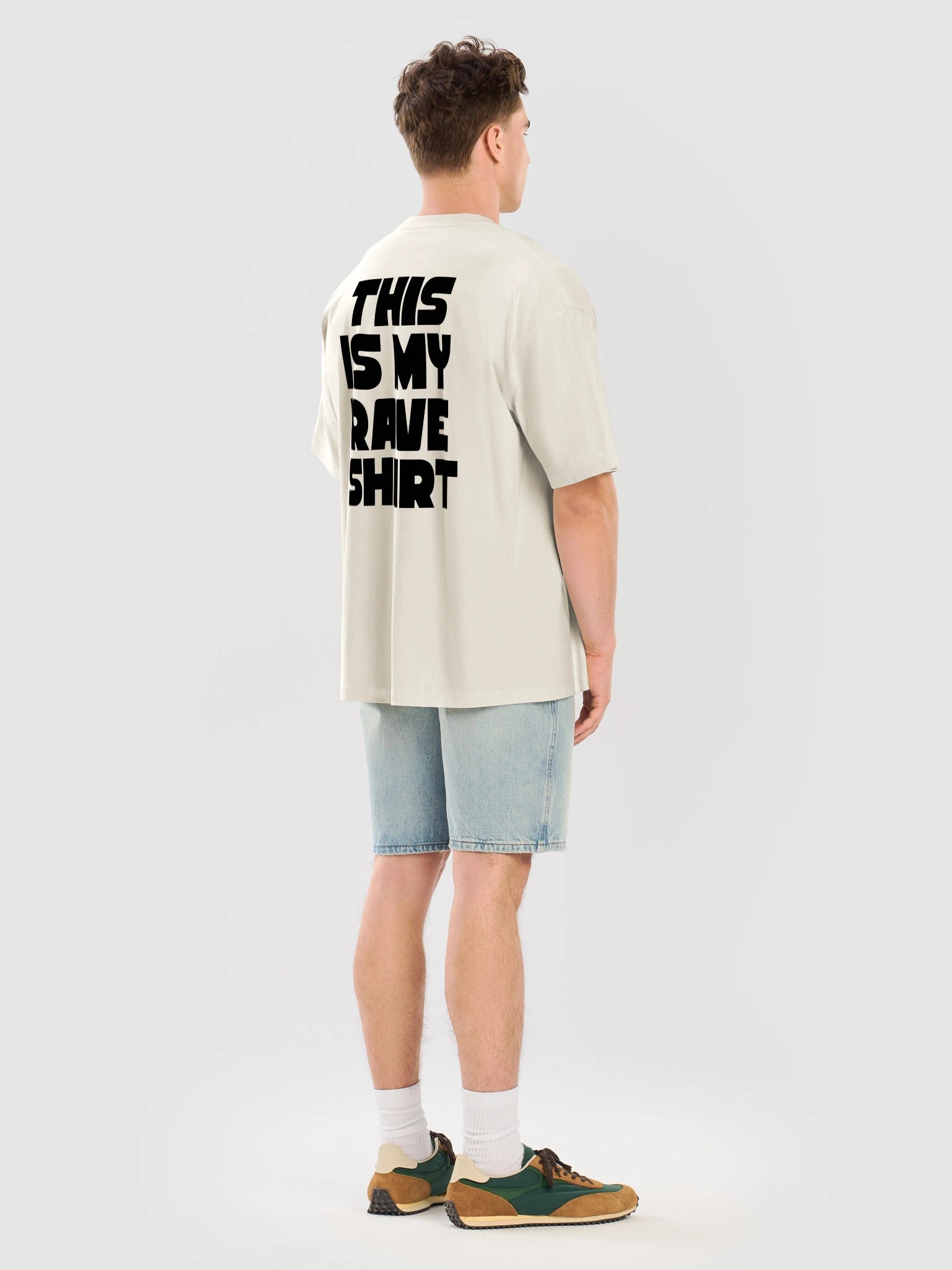 Minimal Black Oversized Rave Tee product image (8)