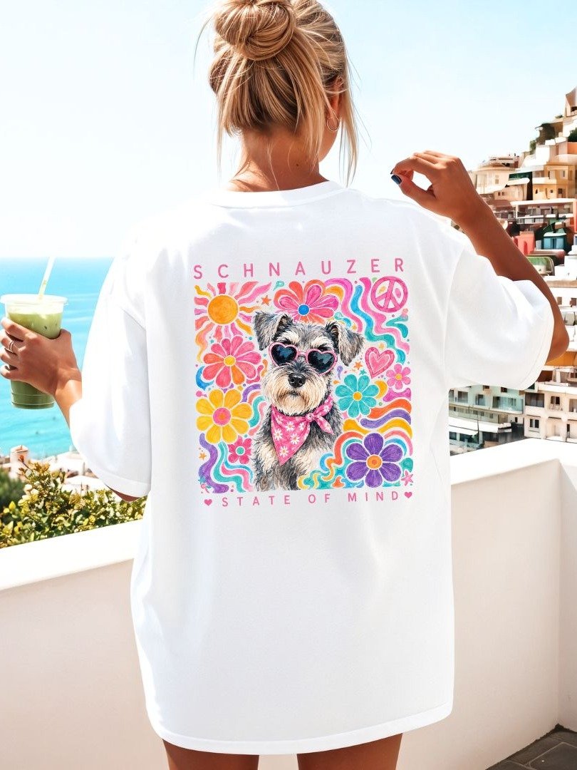Schnauzer State of Mind™ Back Print Tee product image (1)