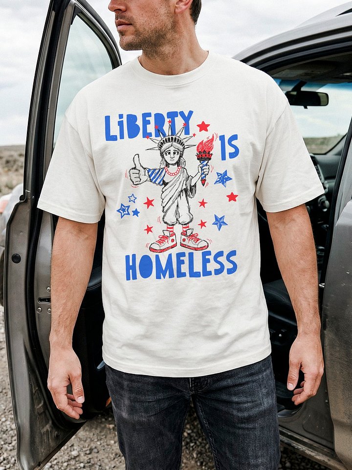 Liberty Is Homeless, Hitchhiking Statue Of Liberty, USA 250 Shirt product image (62)