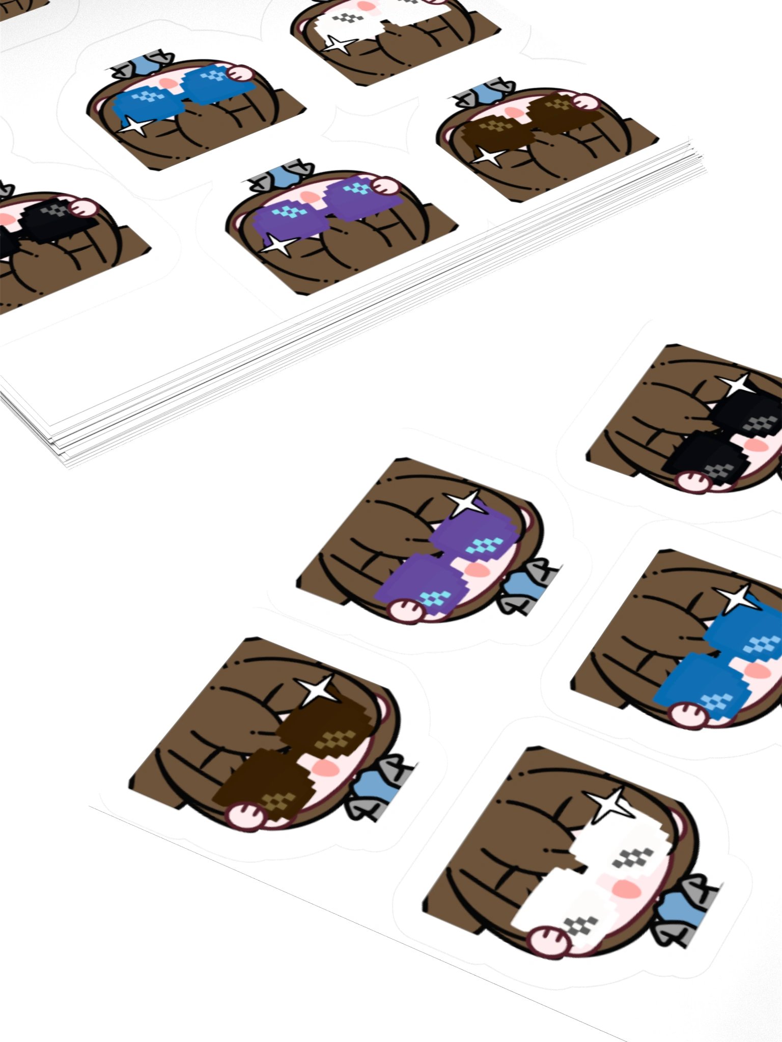 FluuiBun Stickers - Pixelated Shades Wave product image (4)