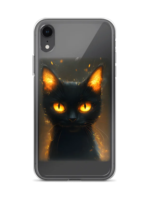 iPhone case with Fire Cat product image (5)