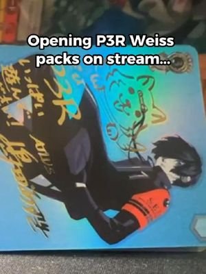 my first ever weiß schwarz SP pull!? #vtuber #weissschwarz #persona3reload #vtuberclips #fyp