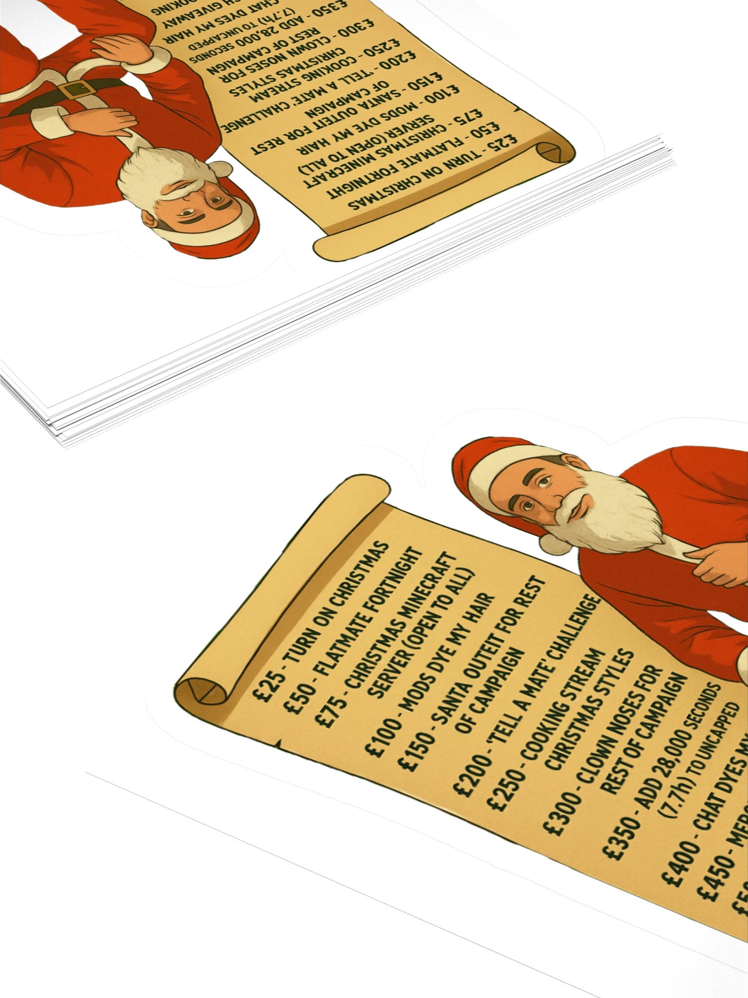 Samta's Fundrasing List Sticker Set product image (3)