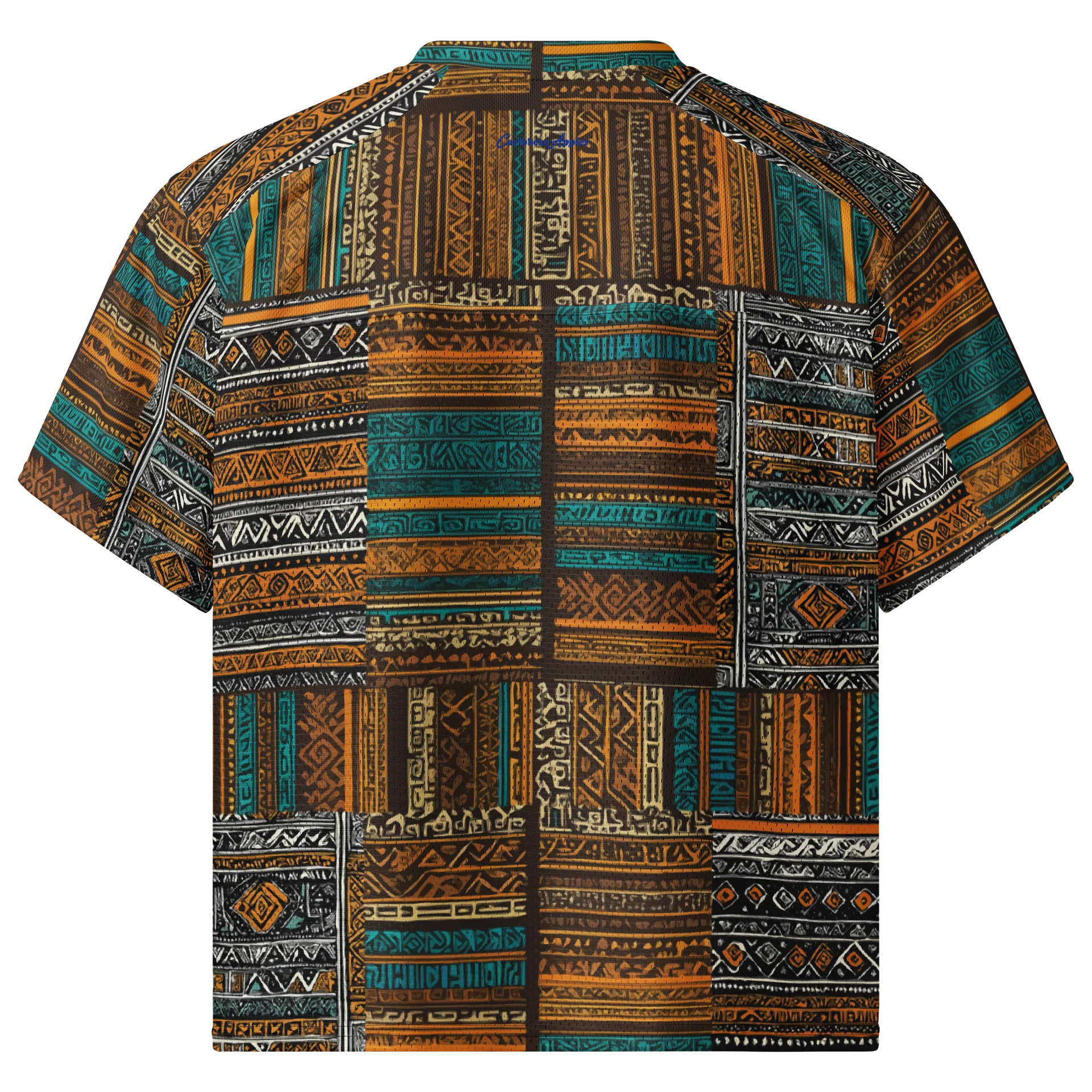 Tribal Ambassador Pattern - CaribbeanApples | Boxy Football Jersey product image (2)