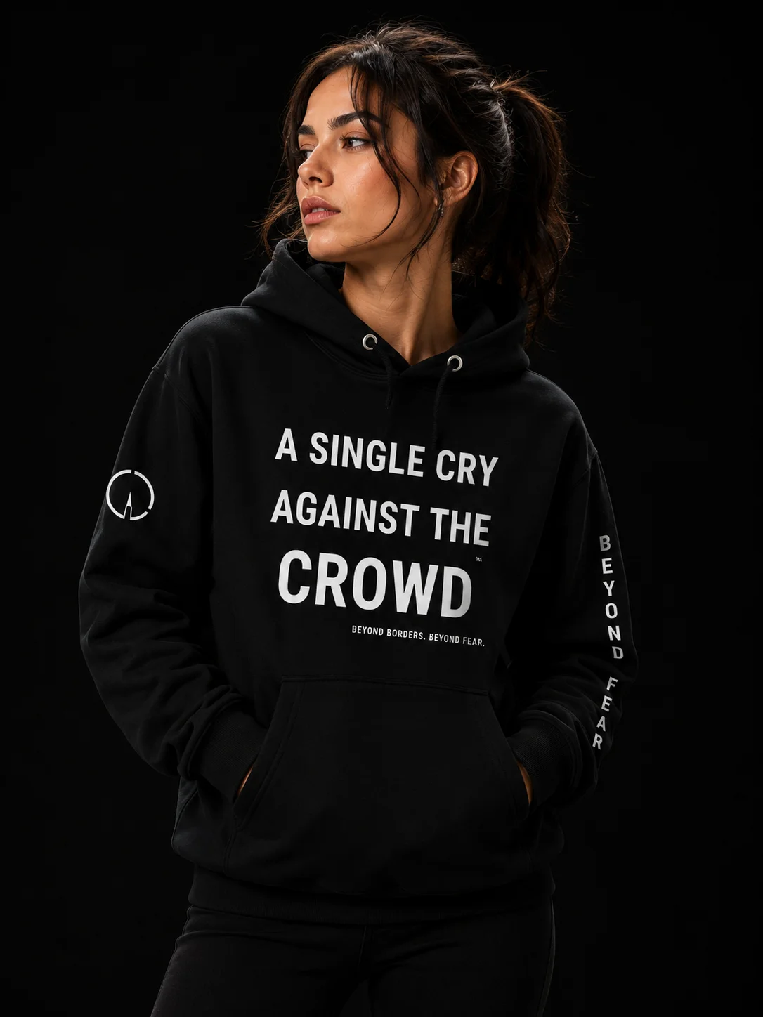 A Single Cry Against the Crowd™ Premium Hoodie product image (8)
