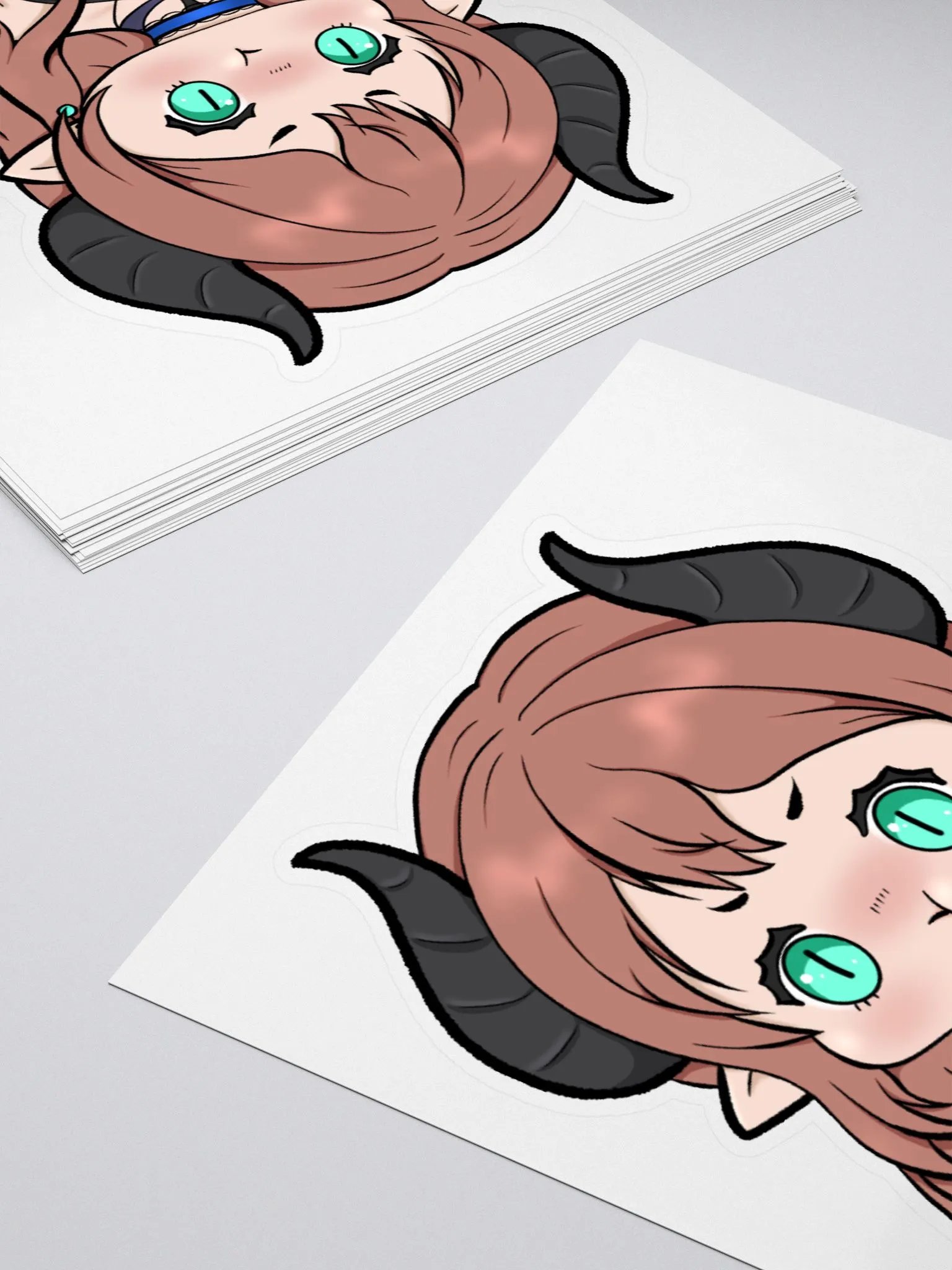 Pouting Chibi SilverJezebel Stickers product image (4)