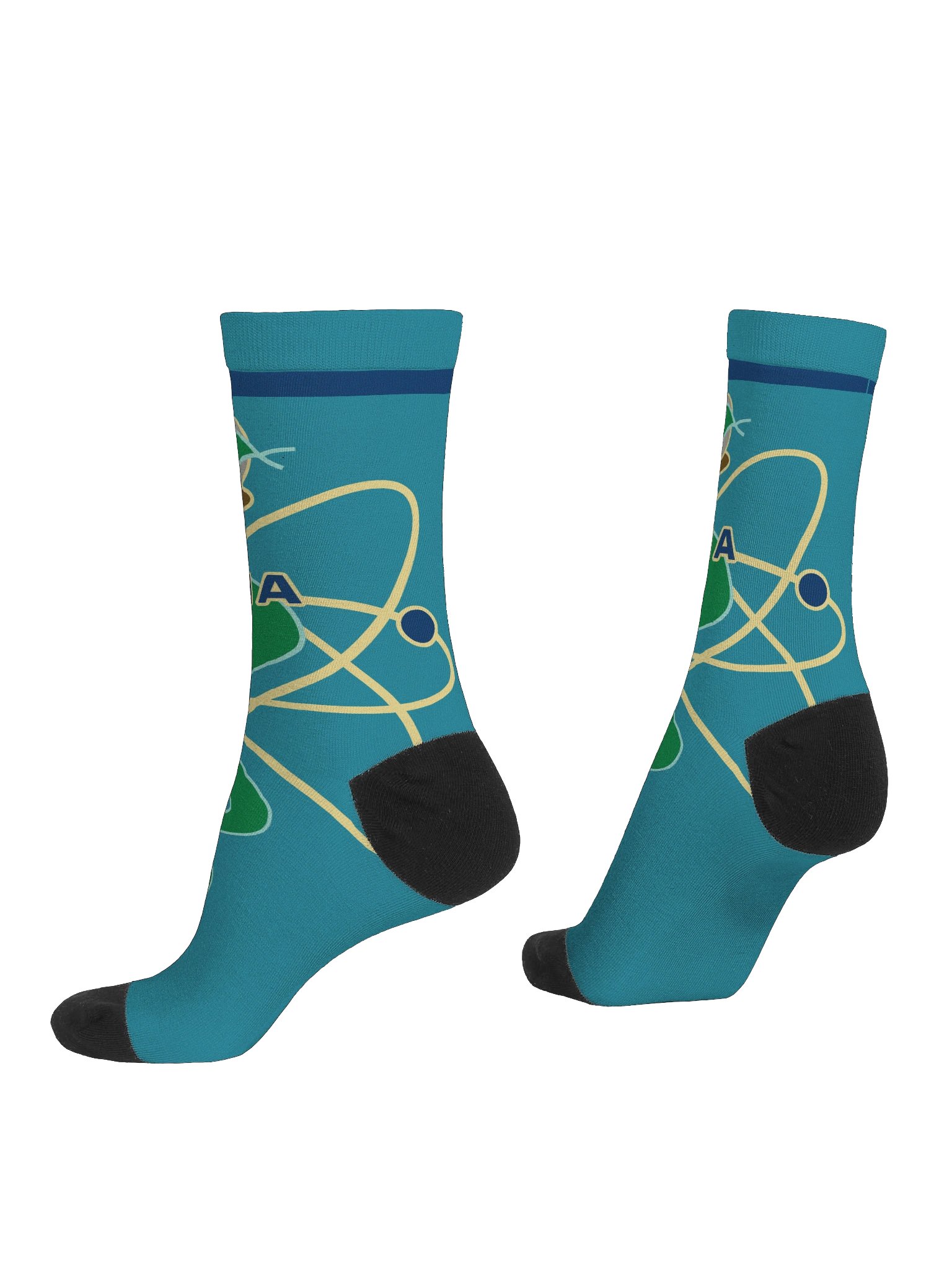 CMIA Teal Snake Socks product image (4)