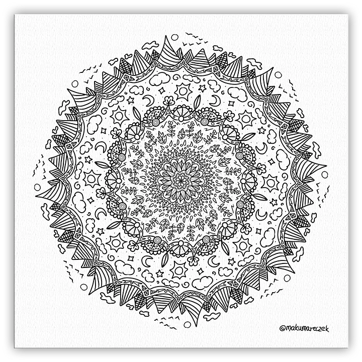 Fall Mandala - Coloring Page product image (1)
