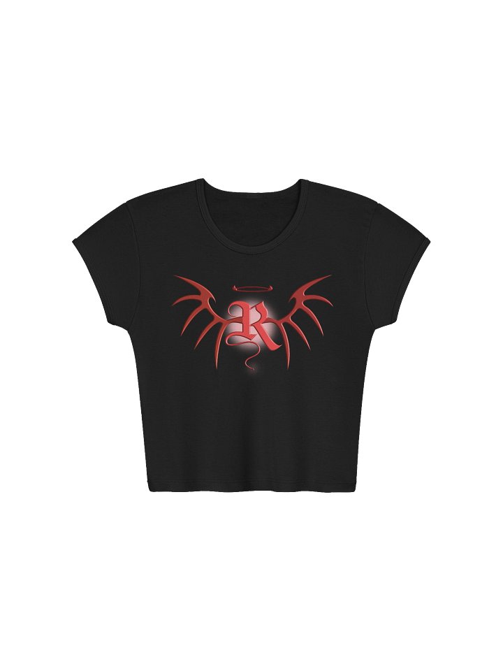 RafaZafar Logo Crop Top (Red) product image (3)