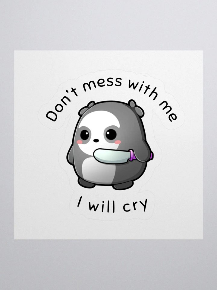 Don't Mess With Me Sticker product image (1)