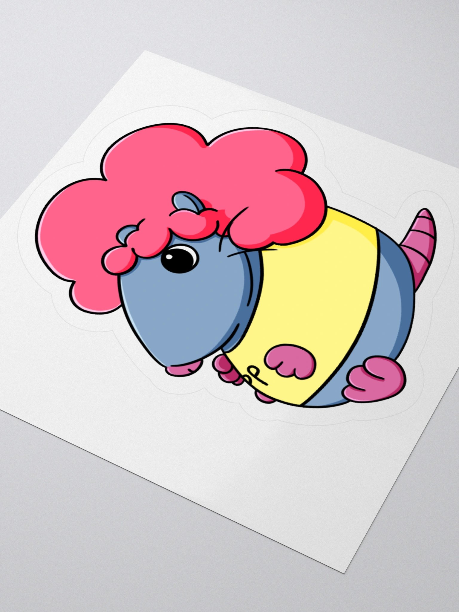 CHEESY RAT STICKER #2 product image (9)