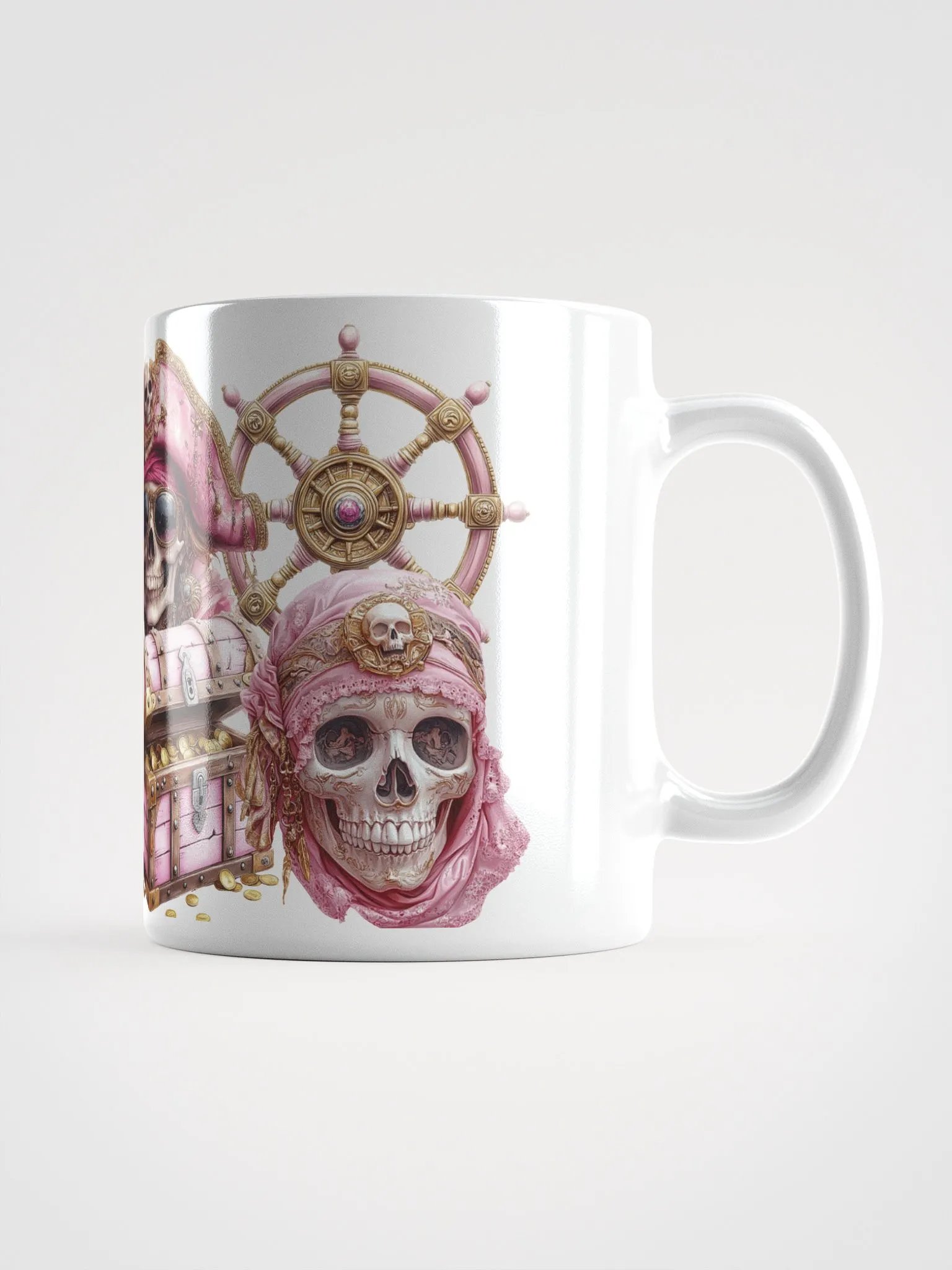 Whimsical Pink Pirate Adventure Mug product image (1)