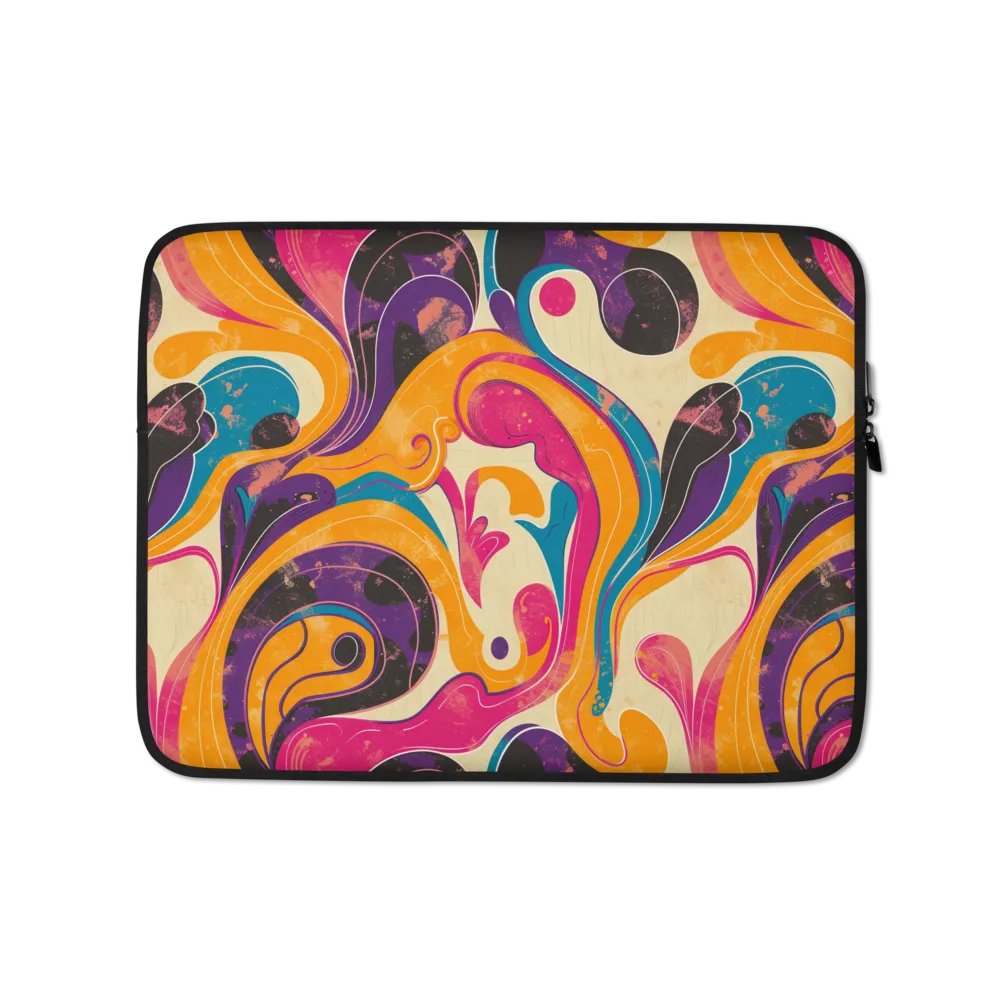 Swirling Dreams Double-Zip Neoprene Laptop Sleeve product image (4)