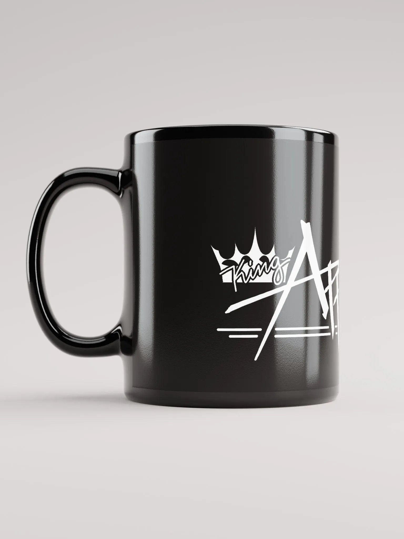 King Apple Diner (White) ✦ Black Glossy Mug product image (11)