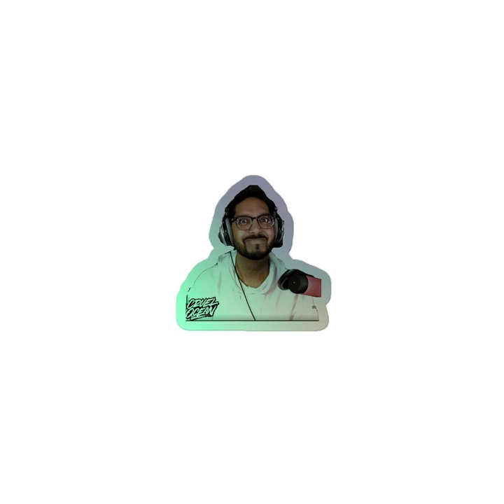 Holographic "NoWaaay" emote Sticker product image (2)