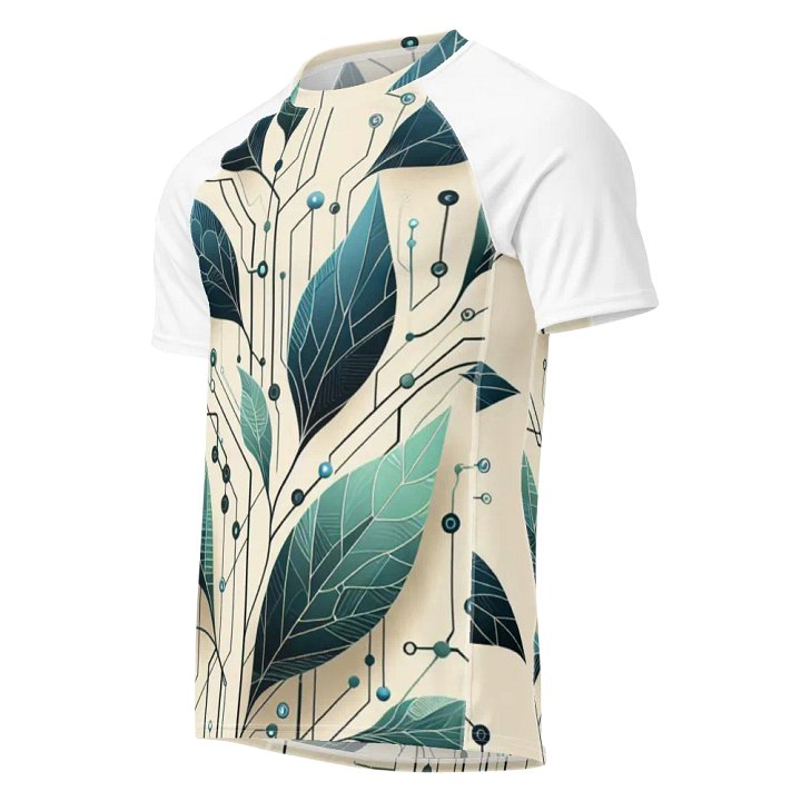 Digital Flora Men's Rash Guard | Ai Design product image (1)