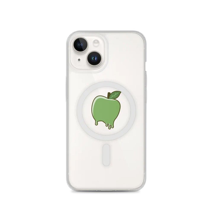 Melting Green Apple MagSafe® Clear Case product image (2)