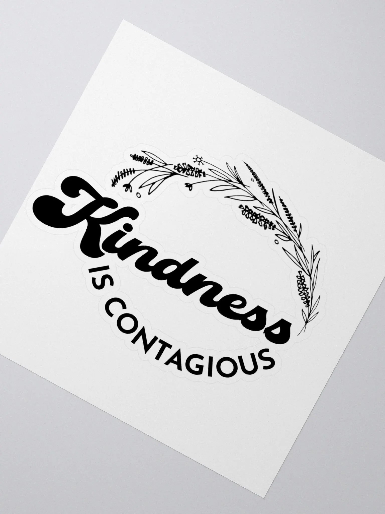 Kindness is Contagious Sticker product image (2)