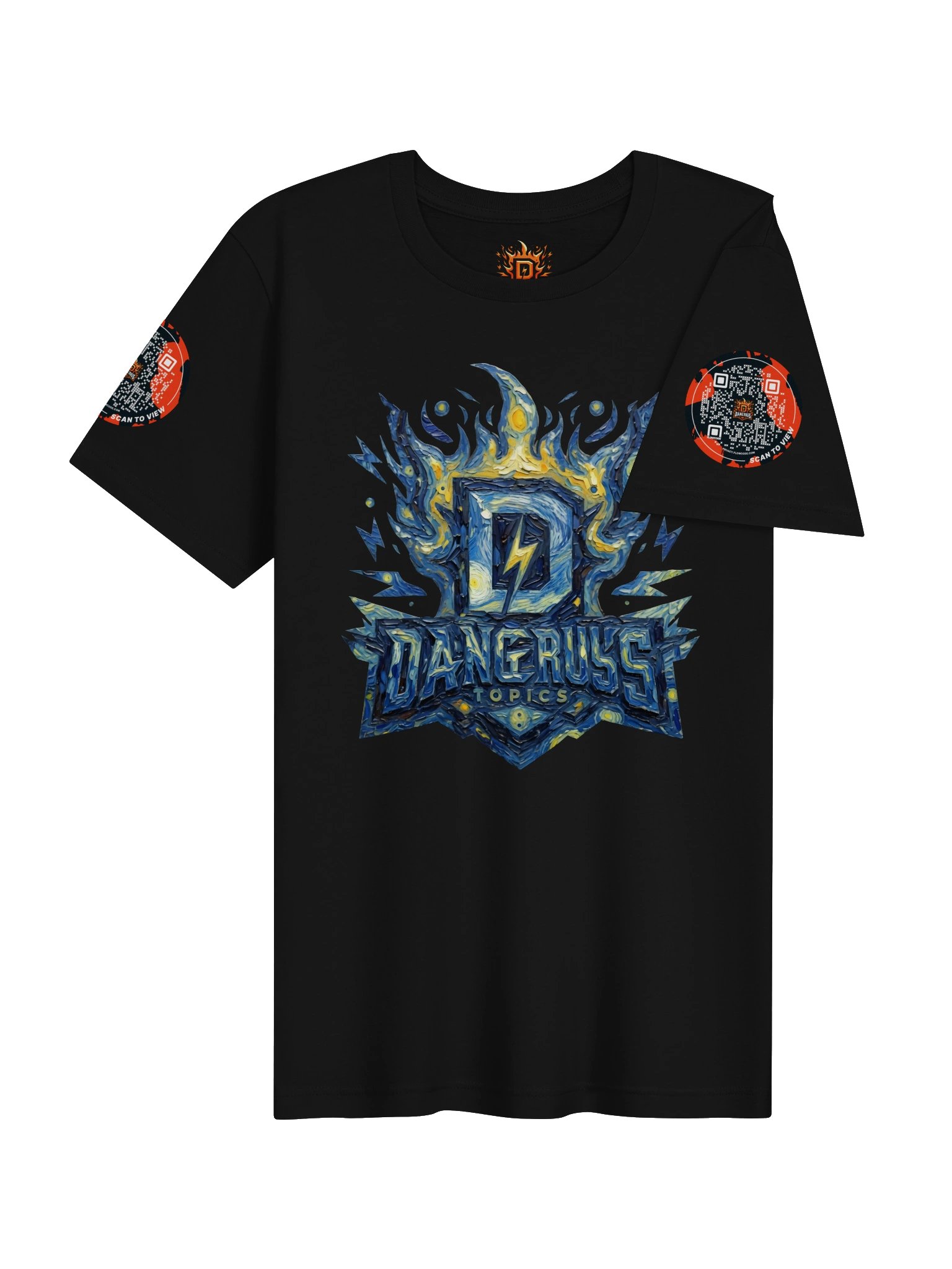 DangeRuss Topics Ladies Abstract Emblem Tee product image (4)