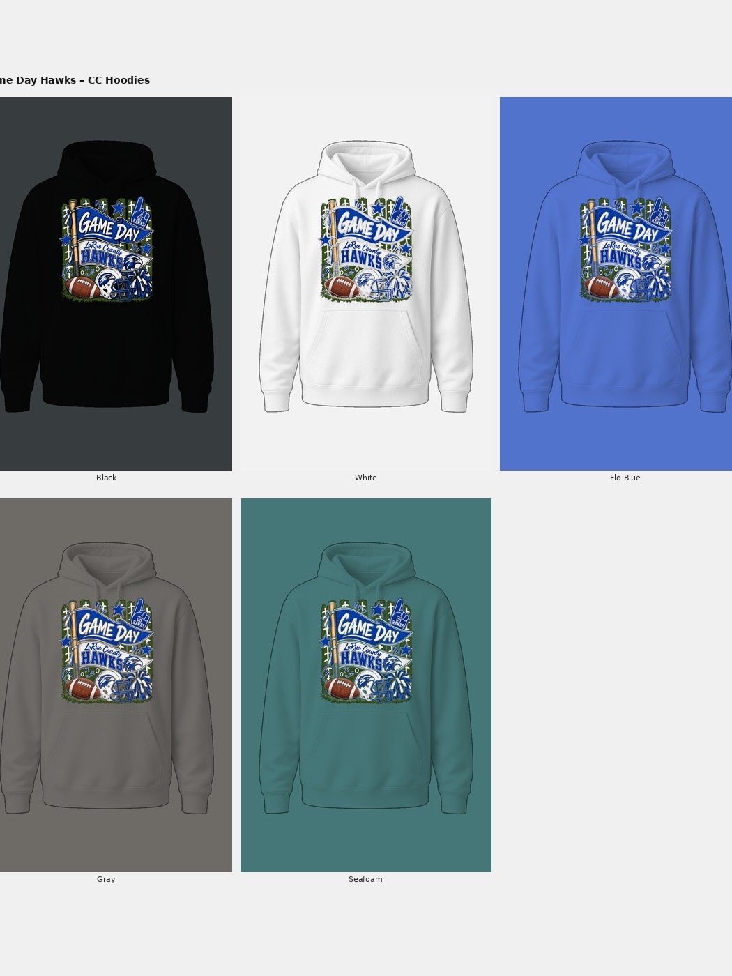 Football ball Game Day Comfort Colors Hoodie product image (2)