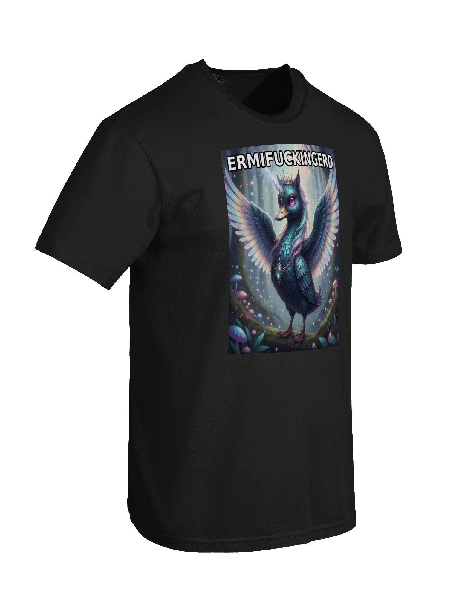 ERMIFUCKINGERD Realistic Duckicorn Tee product image (10)